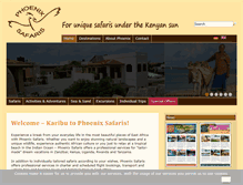 Tablet Screenshot of phoenix-safaris.com